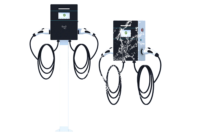 单相双枪交流充电桩