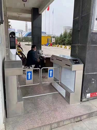 智能人脸识别闸机-人行通道闸-出入口门禁双向防撞摆闸