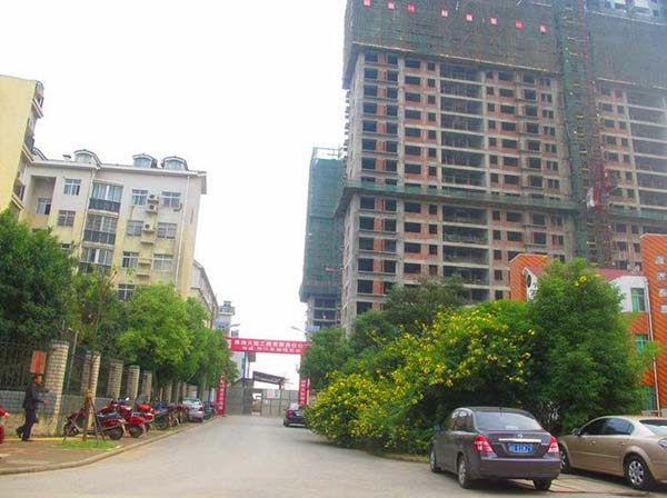 遵义播州南白铝厂小区户采用名科888可视4.3寸联网系统