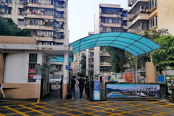四川省德阳市力创.天籁福小区580户名科模拟云对讲人脸识别系统
